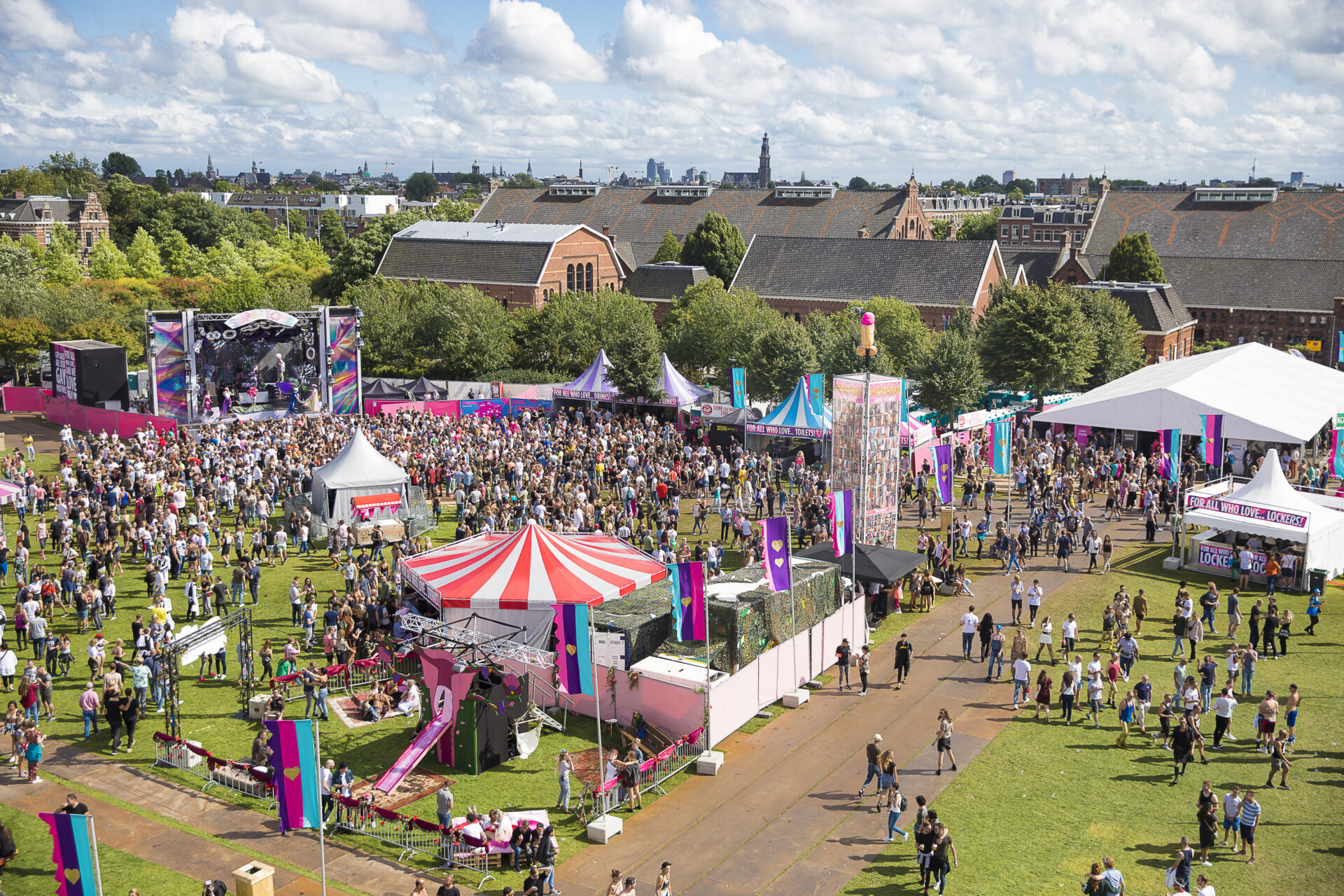 Luchtfoto festival